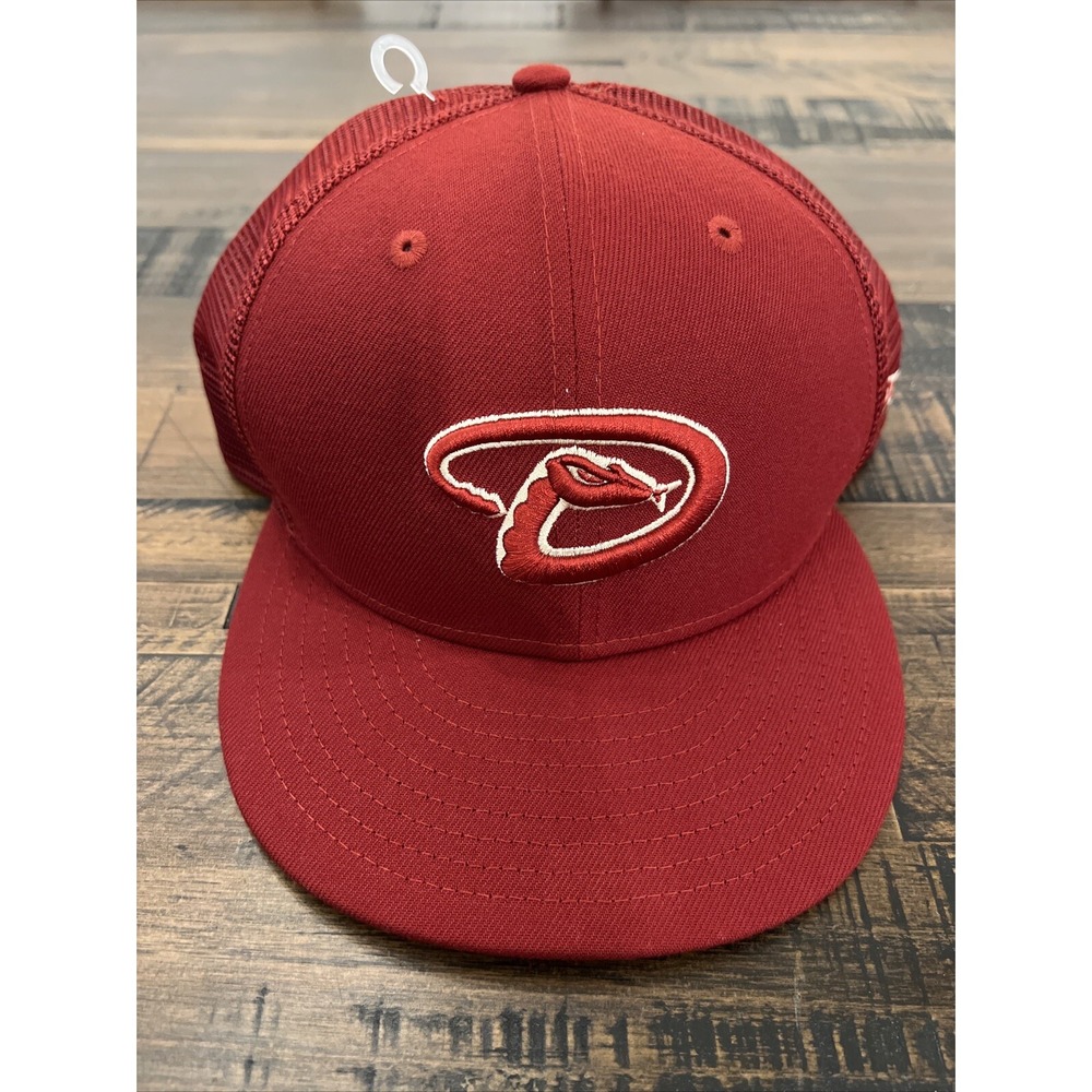 New Era 59Fifty Arizona Diamondbacks Mesh Back Fitted Hat Size 7 1/2 NEW